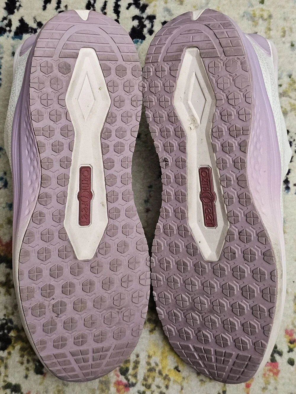 Orthofeet Nira Womens Size 10.5 XW Handsfree Athletic Walking Shoes Pink White